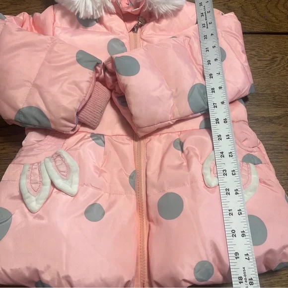 Down Coat Kids Toddler Girl Clothes 2pcs Winter Suit Warm Baby Overalls Sets 100 - Picture 15 of 16